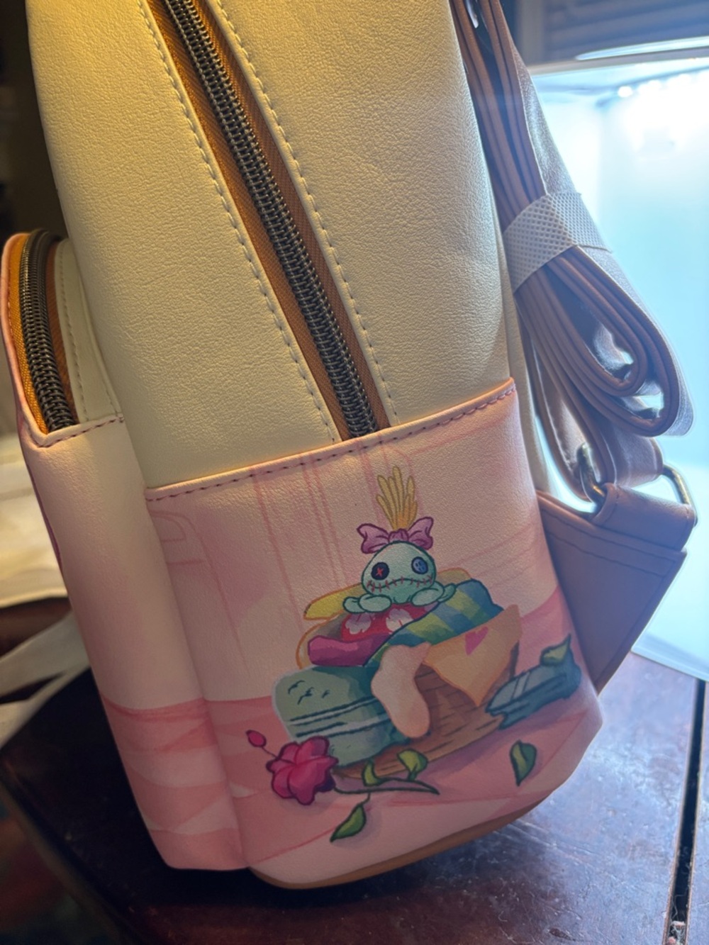 Loungefly Disney Stitch & Angel Laundry Day Mini Backpack - Picture 4 of 5
